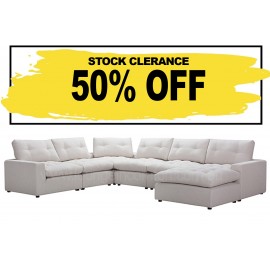 LORENZO MODULAR LOUNGE IN FABRIC (BRAND NEW)